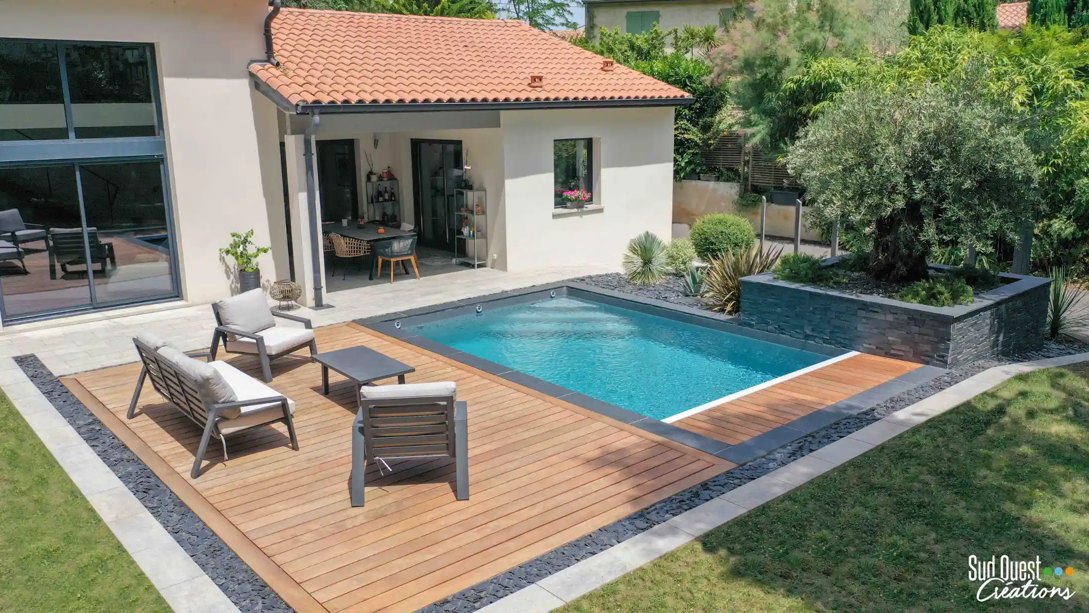 Rénovation travertin Plaisance